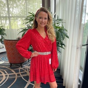 Red Sequin Dress❤️